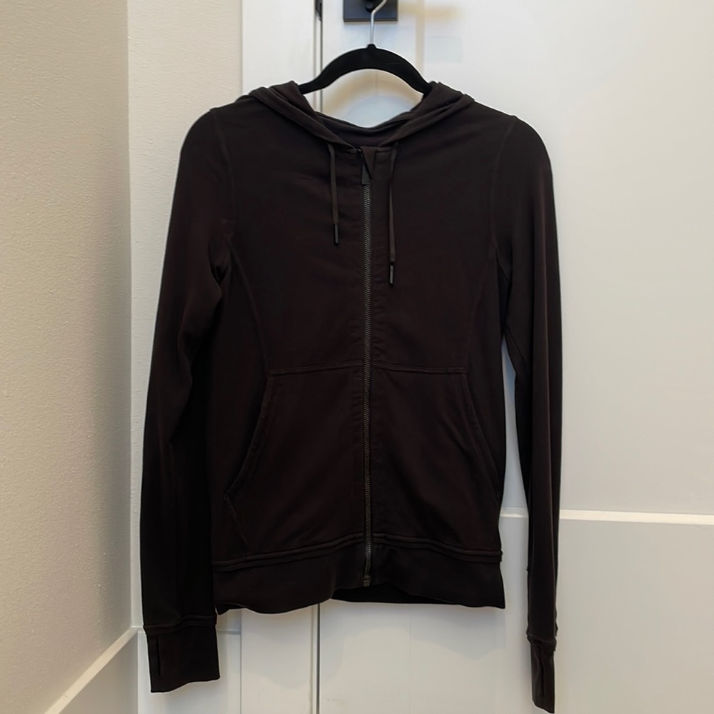 Lululemon Black Cotton Hoodie